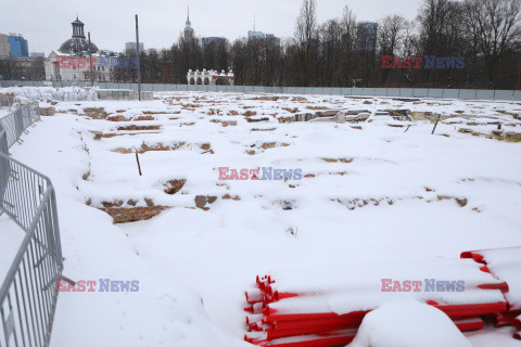 Piwnice Pałacu Saskiego w Warszawie