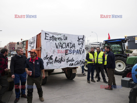 Protest rolników w Hiszpanii