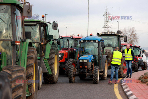 Protest rolników w Hiszpanii