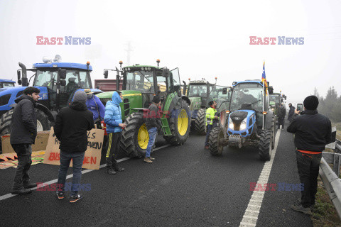 Protest rolników w Hiszpanii