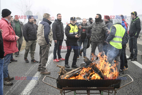 Protest rolników w Hiszpanii