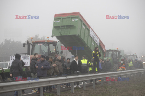 Protest rolników w Hiszpanii