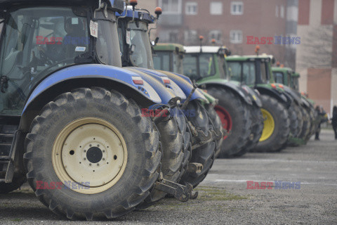 Protest rolników w Hiszpanii