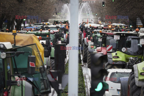 Protest rolników w Hiszpanii