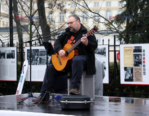 Protest Wolnych Polaków przed Trybunałem Konstytucyjnym