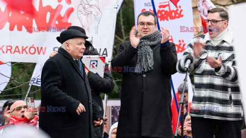 Protest Wolnych Polaków przed Trybunałem Konstytucyjnym