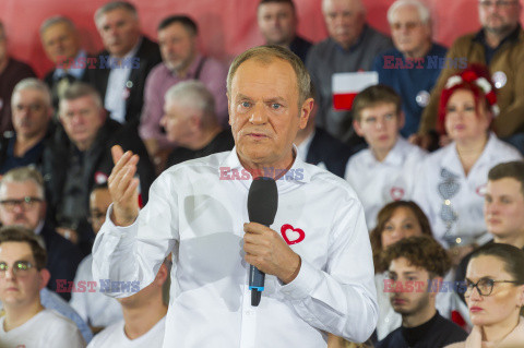 Donald Tusk w Morągu