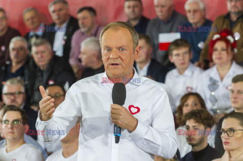 Donald Tusk w Morągu