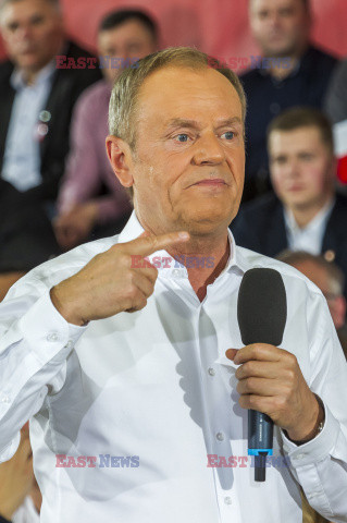 Donald Tusk w Morągu