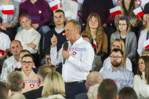 Donald Tusk w Morągu