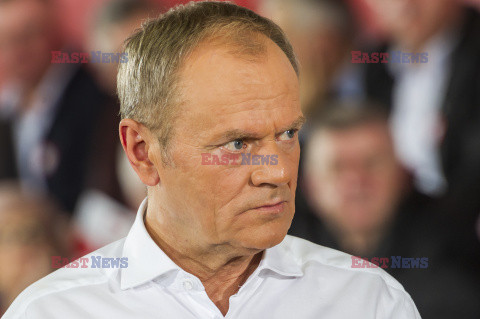 Donald Tusk w Morągu