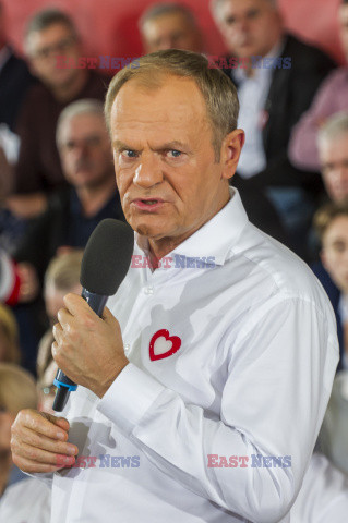 Donald Tusk w Morągu