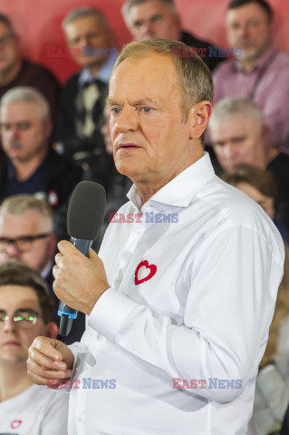 Donald Tusk w Morągu