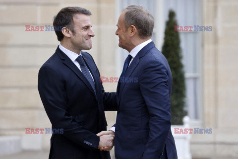 Premier Tusk z wizytą w Paryżu