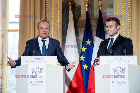 Premier Tusk z wizytą w Paryżu