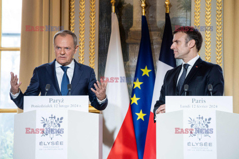 Premier Tusk z wizytą w Paryżu