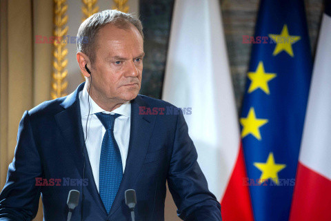 Premier Tusk z wizytą w Paryżu