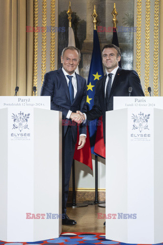 Premier Tusk z wizytą w Paryżu