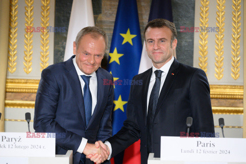 Premier Tusk z wizytą w Paryżu