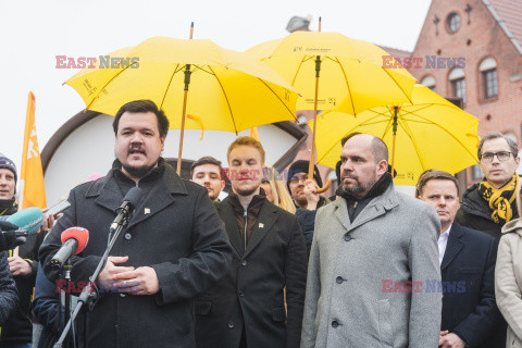 Konferencja prasowa Samorządowych Komitetów Wyborczych, Gdańsk 