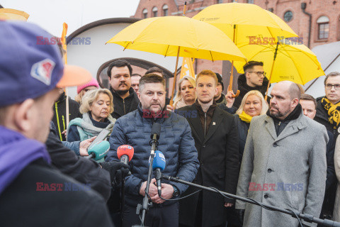 Konferencja prasowa Samorządowych Komitetów Wyborczych, Gdańsk 