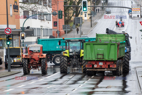 Protest rolników w Niemczech