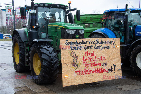 Protest rolników w Niemczech