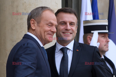 Premier Tusk z wizytą w Paryżu