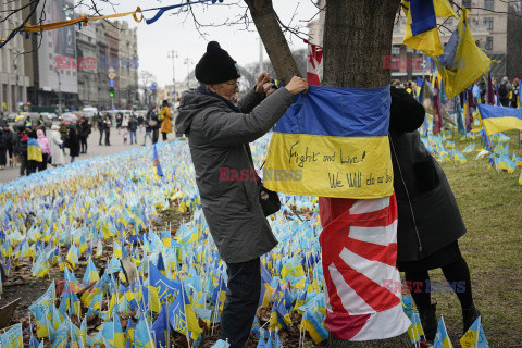 2. rocznica wybuchu wojny w Ukrainie na świecie