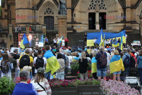 2. rocznica wybuchu wojny w Ukrainie na świecie