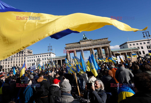 2. rocznica wybuchu wojny w Ukrainie na świecie