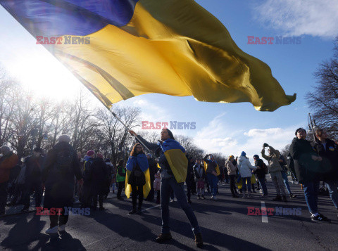 2. rocznica wybuchu wojny w Ukrainie na świecie