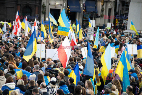 2. rocznica wybuchu wojny w Ukrainie na świecie