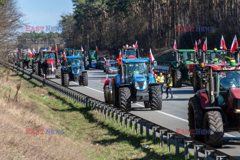 Rolnicy blokują przejście graniczne w Świecku