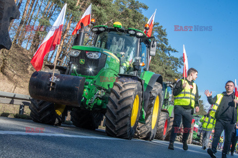 Rolnicy blokują przejście graniczne w Świecku