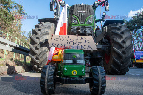 Rolnicy blokują przejście graniczne w Świecku