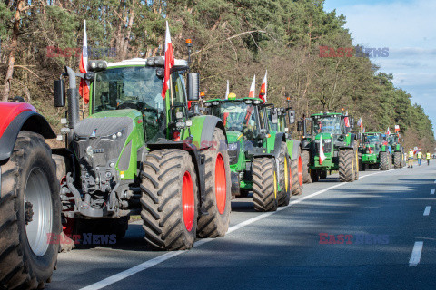 Rolnicy blokują przejście graniczne w Świecku