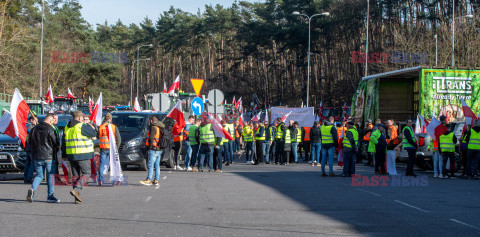 Rolnicy blokują przejście graniczne w Świecku