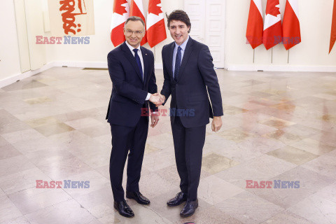 Premier Kanady Justin Trudeau z wizytą w Polsce