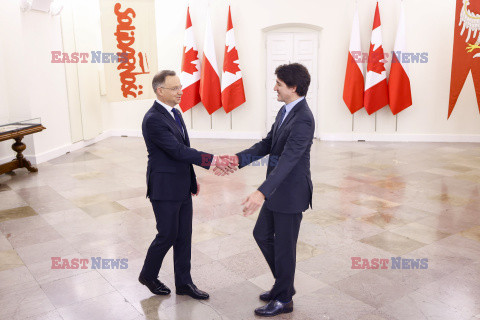 Premier Kanady Justin Trudeau z wizytą w Polsce