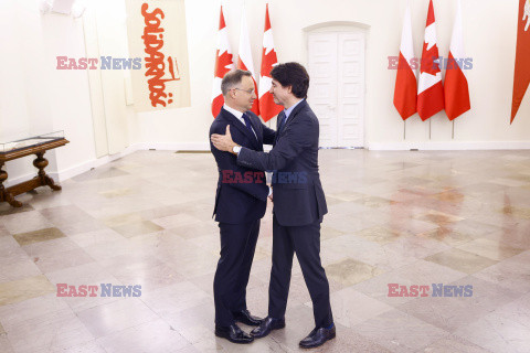 Premier Kanady Justin Trudeau z wizytą w Polsce