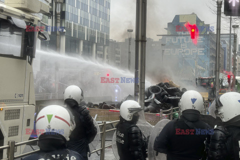 Protest rolników w Brukseli