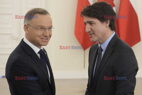 Premier Kanady Justin Trudeau z wizytą w Polsce