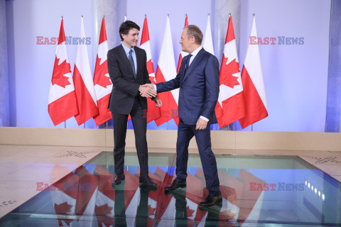 Premier Kanady Justin Trudeau z wizytą w Polsce