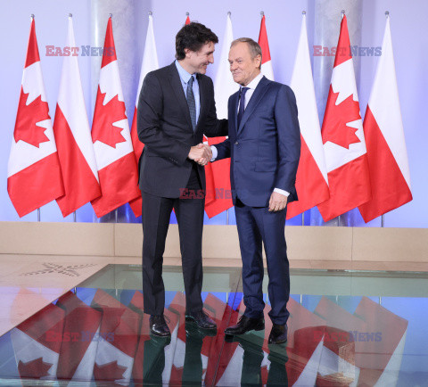 Premier Kanady Justin Trudeau z wizytą w Polsce