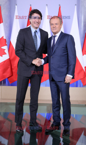 Premier Kanady Justin Trudeau z wizytą w Polsce