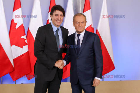 Premier Kanady Justin Trudeau z wizytą w Polsce