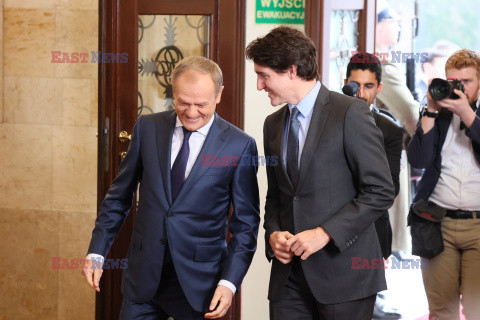 Premier Kanady Justin Trudeau z wizytą w Polsce