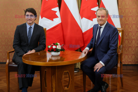 Premier Kanady Justin Trudeau z wizytą w Polsce