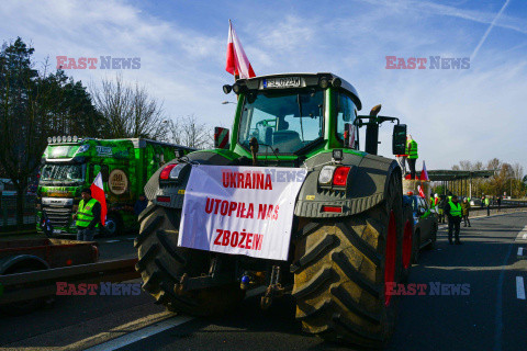 Nadgraniczna blokada polskich rolników